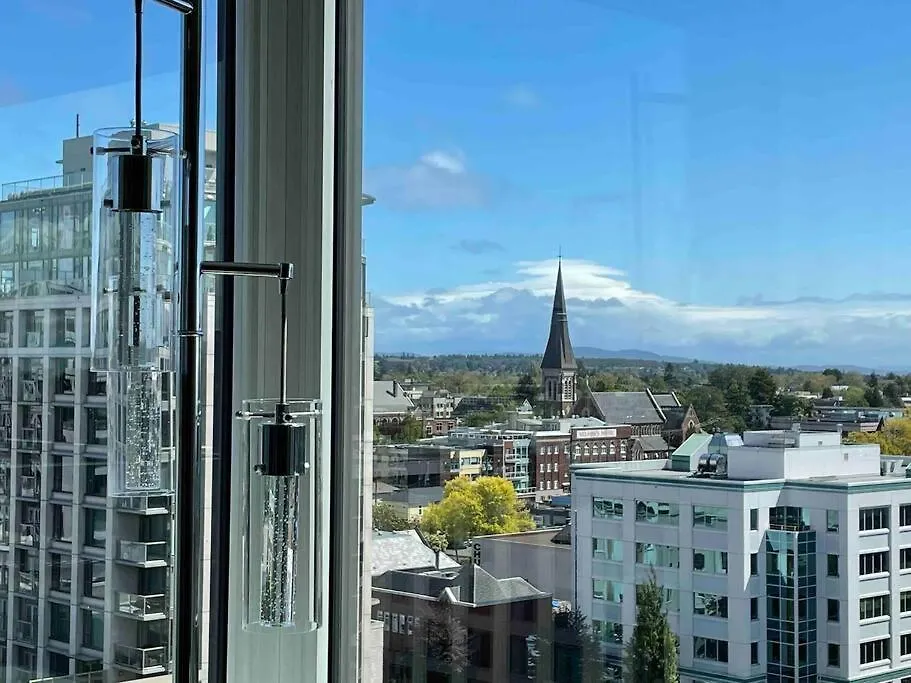 Apartment Modern 2 Bedroom Ocean Views Victoria Downtown Free Parking
